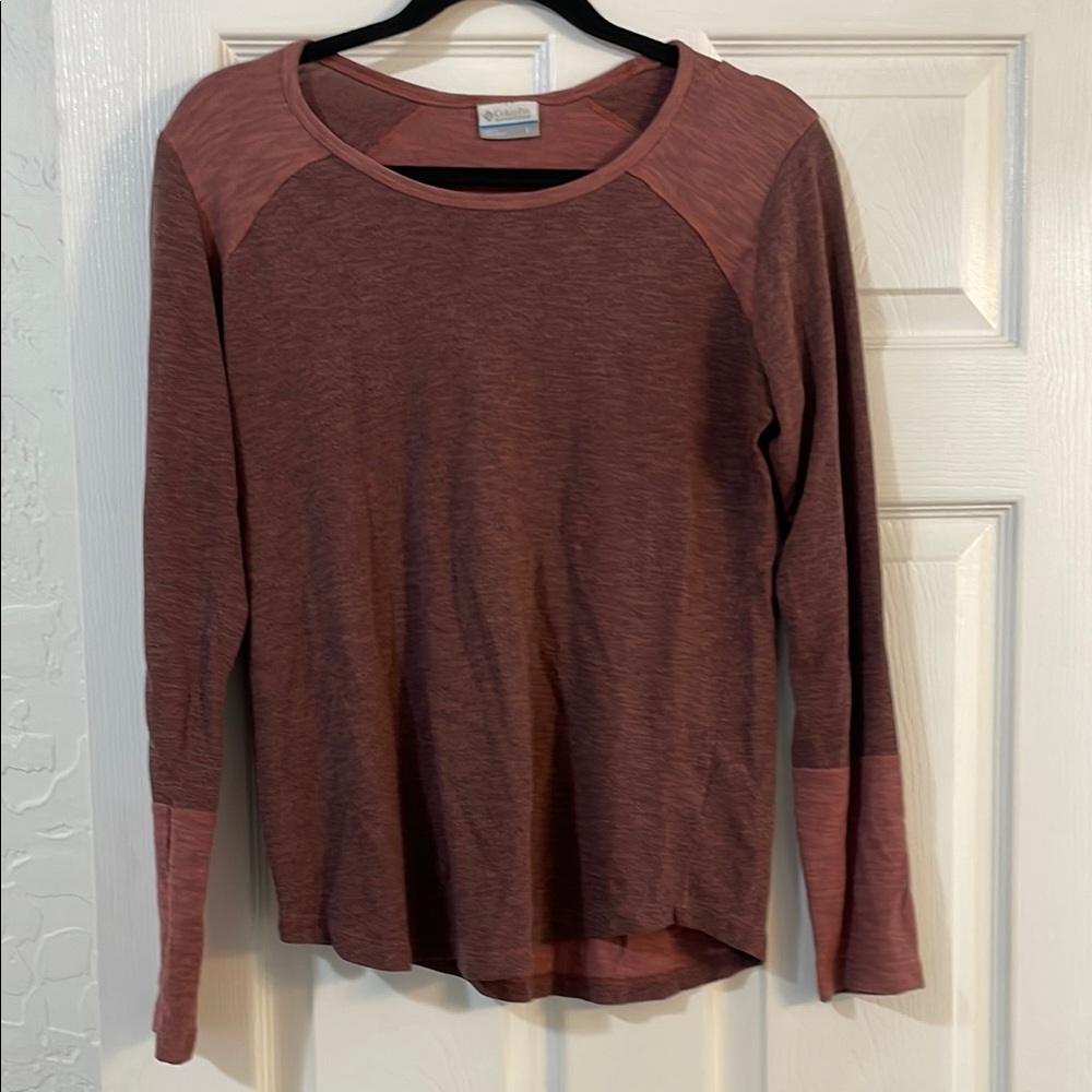 Columbia Red Long Sleeve T-Shirt